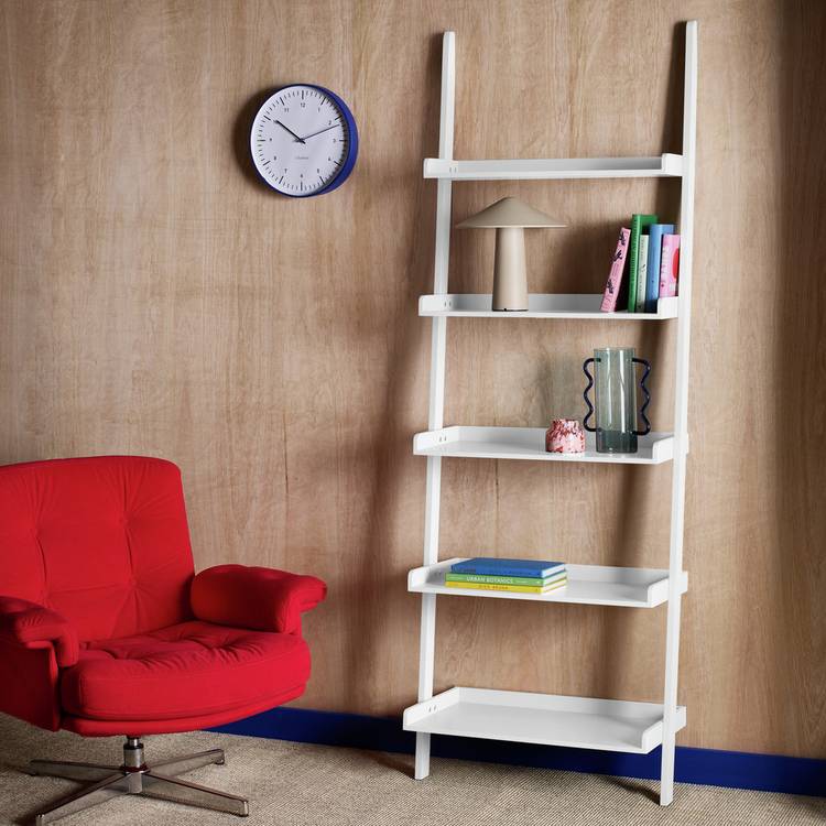 Habitat Jessi 5 Shelves Wide Bookcase - White 0