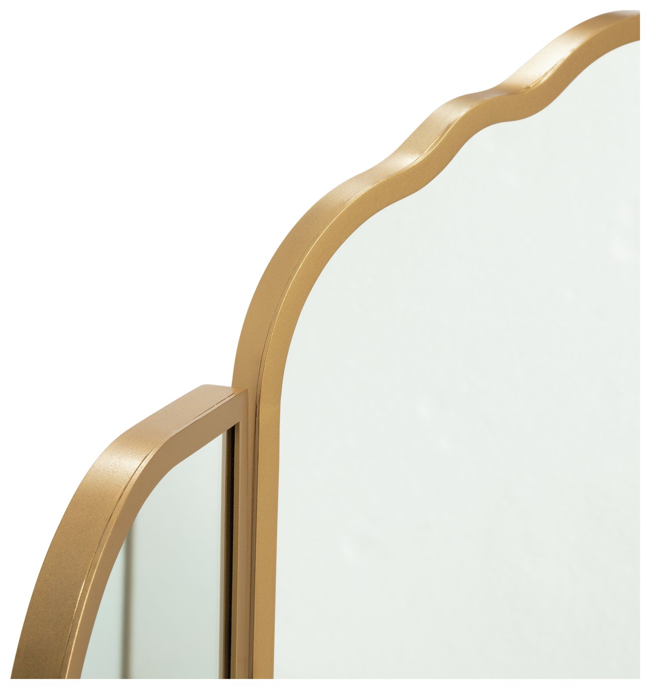 slim fit dress slacks Gold Ornate Arched Triple Dressing Table Mirror 80cm x 56cm – Melody Maison  Ltd