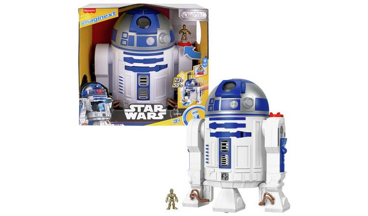 Imaginext Star Wars R2-D2 Lights Sounds & C-3Po DiecastToy