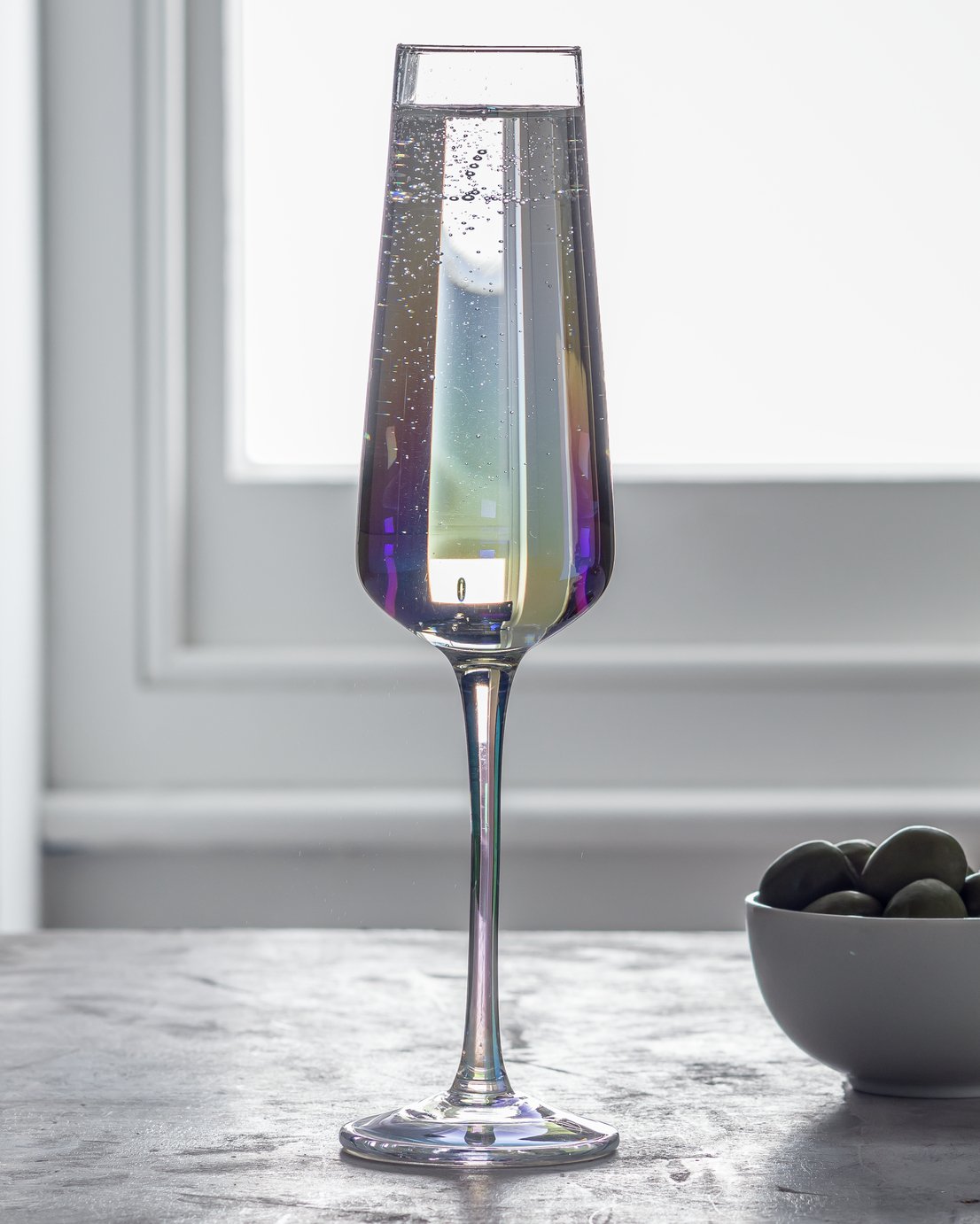 Argos Home Iridescent Lustre Set of 4 Prosecco Flutes Review