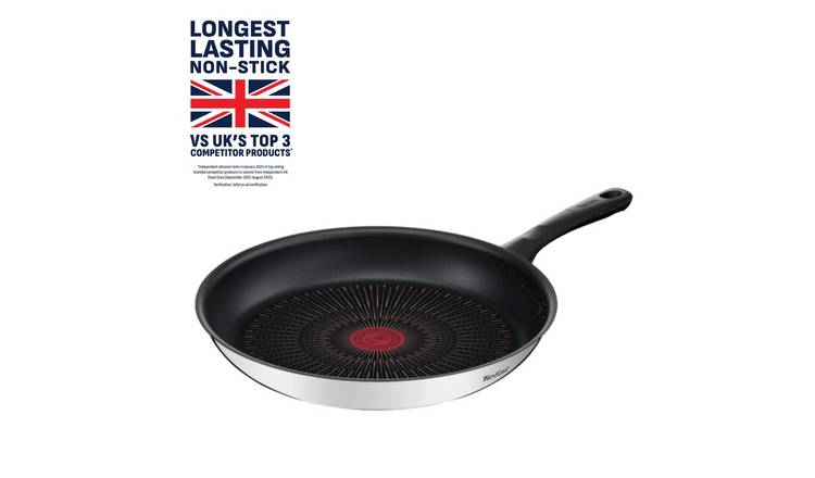 Tefal 32cm Titanium Edition Stainless Steel Frying Pan