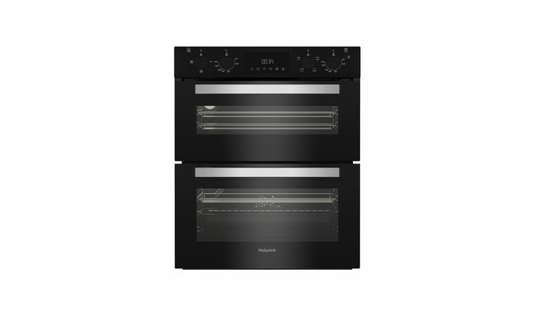 Hotpoint DUH10DB Built Under Double Electric Oven - Black