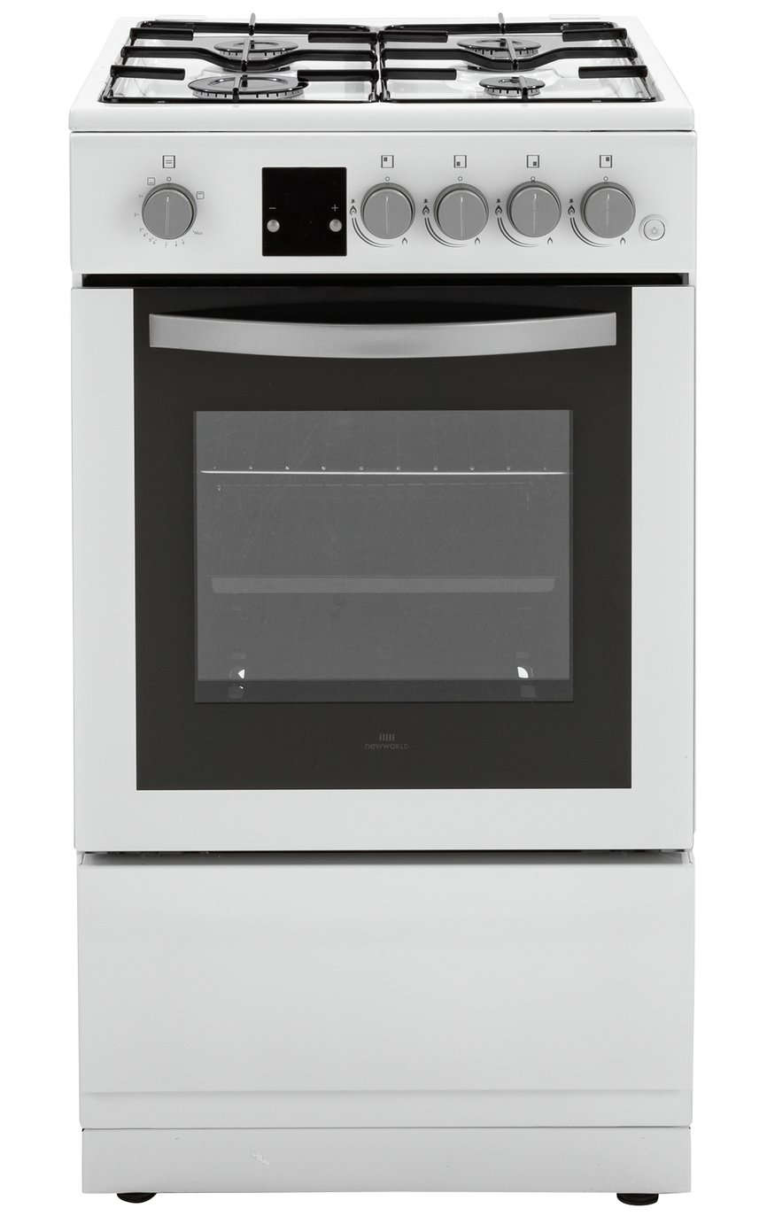New World NWLS50SGW 50cm Single Gas Cooker - White