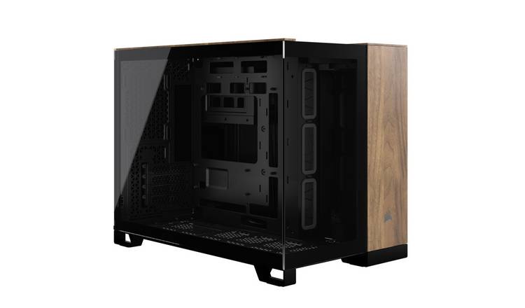 CORSAIR 2500X TG mATX Mid Tower PC Case - Black  Wood