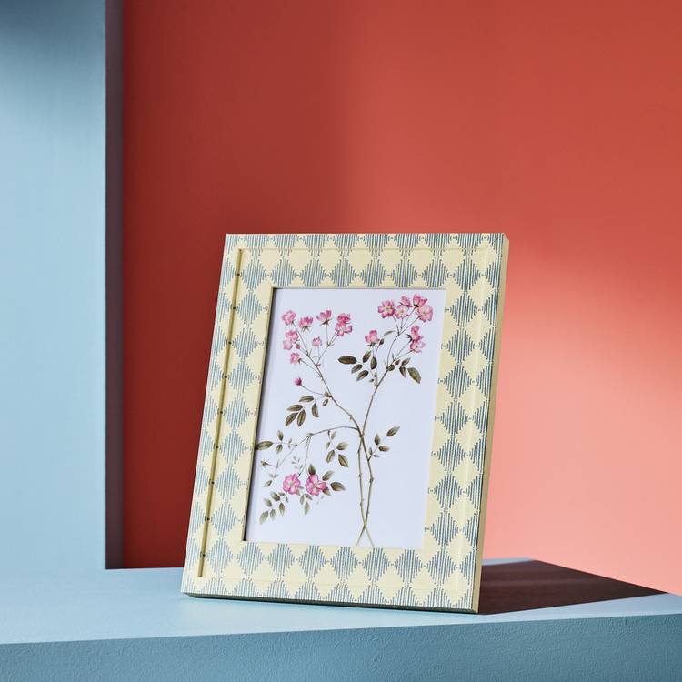 Habitat Harlequin Printed Blue Picture Frame - 5x7" 0