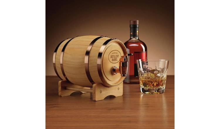 Menkind Wooden Keg Whisky Barrel