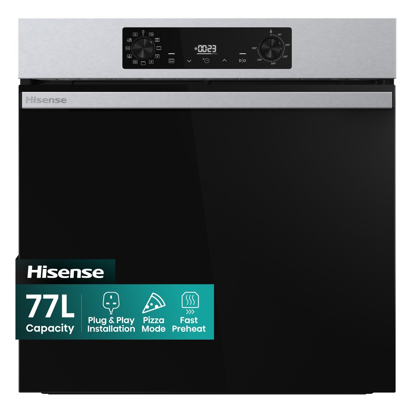 Hisense BI622AXPGUK Built In Single Electric Oven - S/Steel