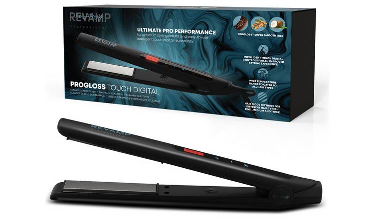 Revamp Progloss Touch Digital Ceramic Hair Straightener