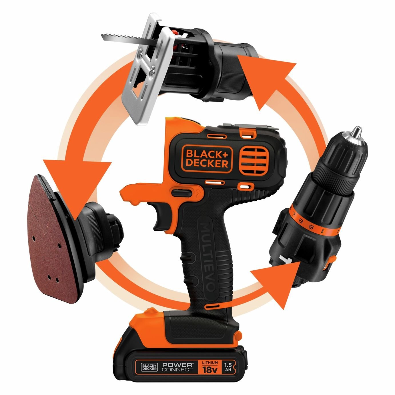 Buy Black + Decker MultiEvo Multitool Kit - 18V | Saws | Argos