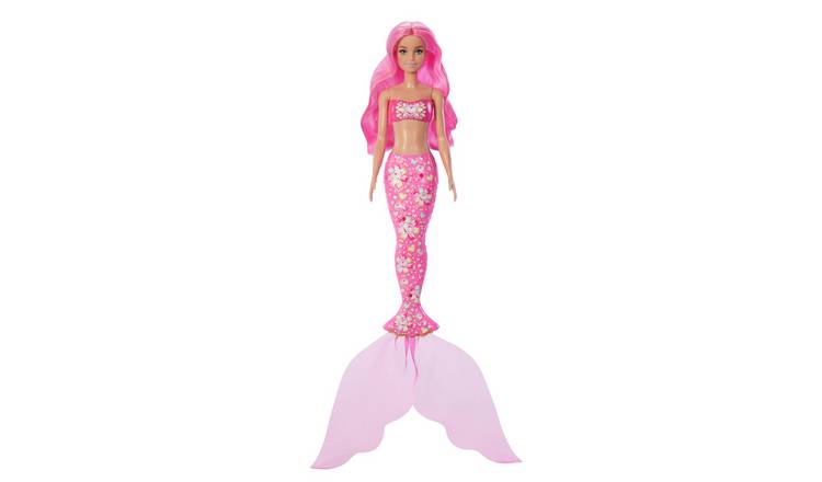 Barbie Colour Reveal Mermaid Gems Doll & Accessories - 32cm