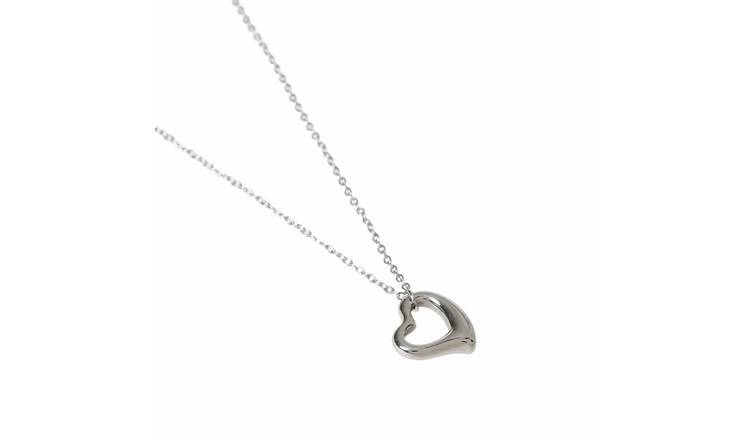 Liars & Lovers Silver Tone Heart Pendant Necklace