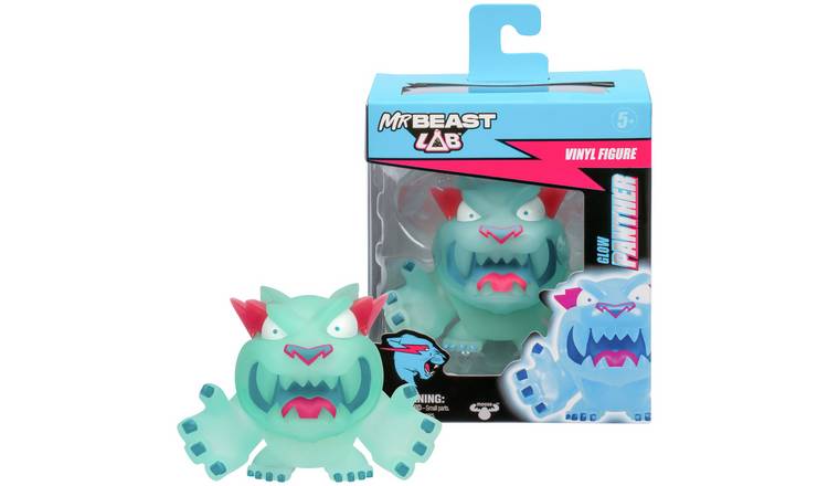 Mr Beast Lab Vinyl Glow Panther Figure