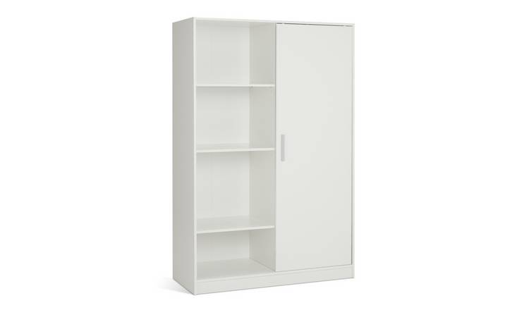 Argos Home Nova 1 Door Sliding Wardrobe - White