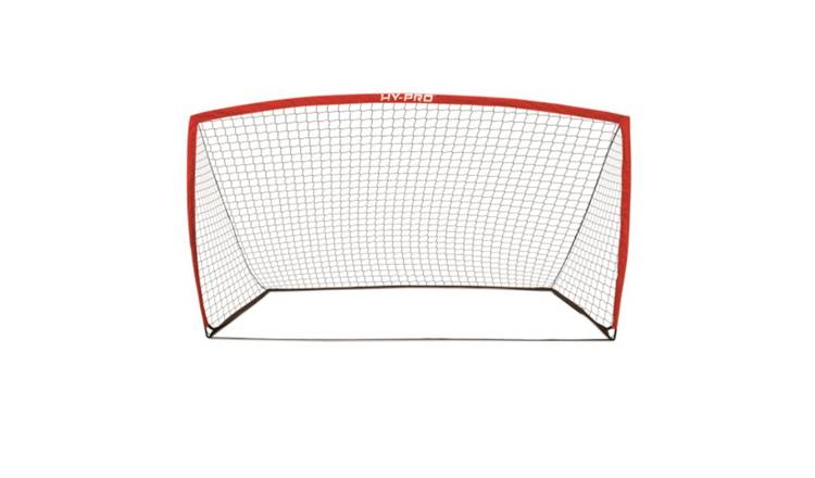 Hy-Pro Portable 12x6ft Flexi Football Goal - Red