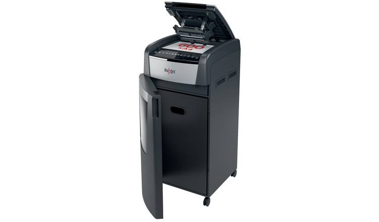 Rexel Optimum AutoFeed+ 600X 110L P4 Cross Cut Shredder