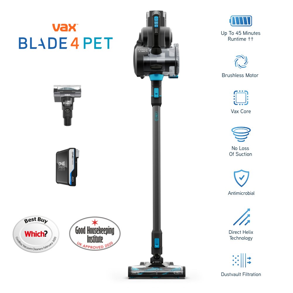 Vax ONEPWR Blade 4 Pet Cordless Upright Vacuum Cleaner Review