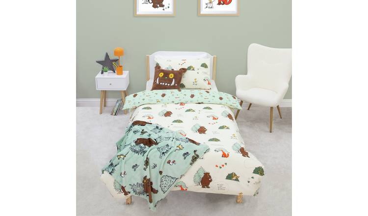 The Gruffalo Kids White & Green Bedding Set - Single