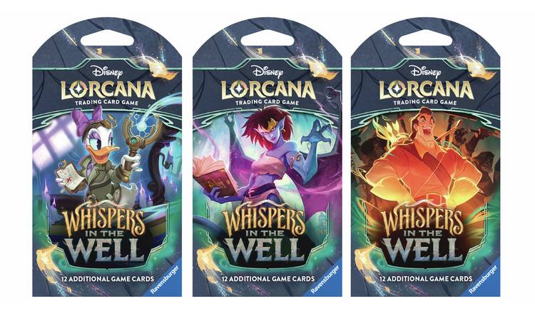 Disney Lorcana SLVD Booster Trading Card - Pack Of 3