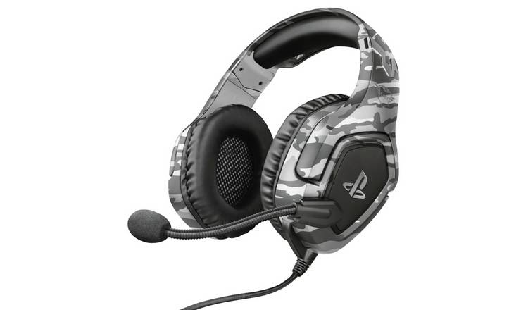 Buy Trust Gxt4 Forze G Ps4 Ps5 Pc Headset Grey Camo Gaming Headsets Argos