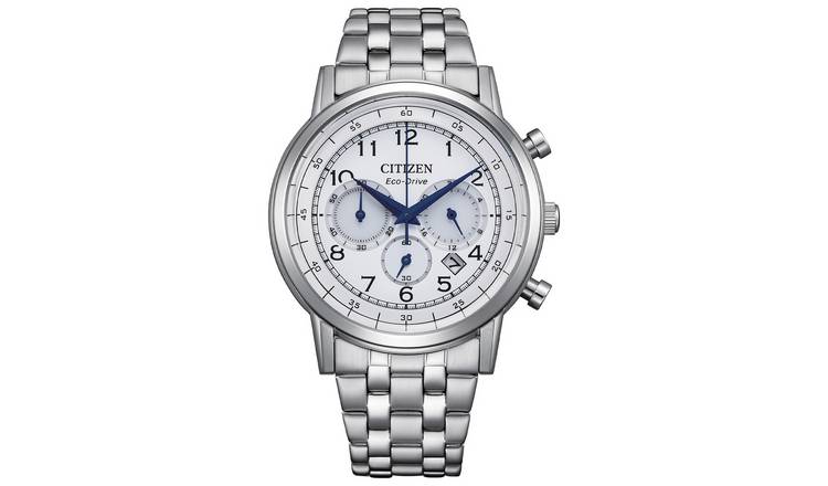 Citizen Men's White Dial Stainless Steel Bracelet Watch