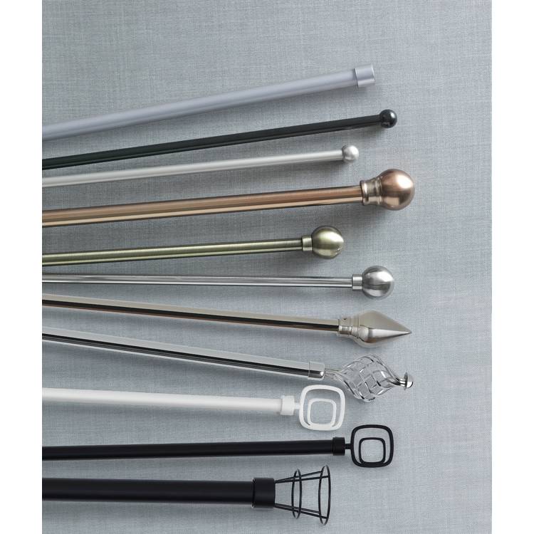 Argos Home Chrome Extendable Curtain Pole - 165cm - 300cm 0