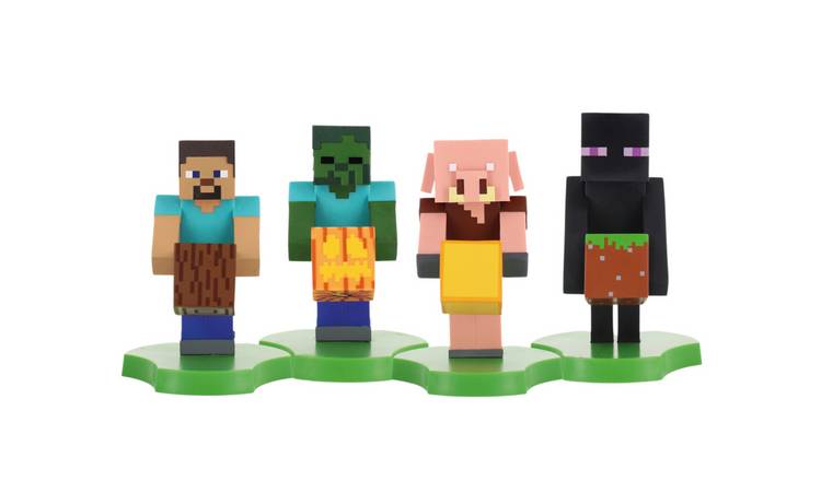 Cable Guys Minis Minecraft Phone & Earbuds Holder - 4 Pack