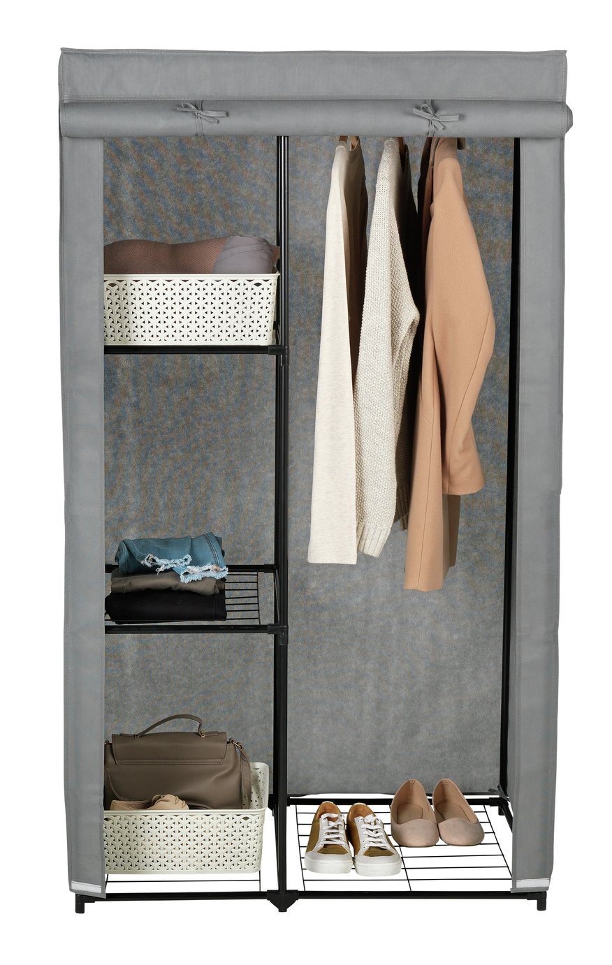 Argos Home Covered Single Wardrobe with Storage Review