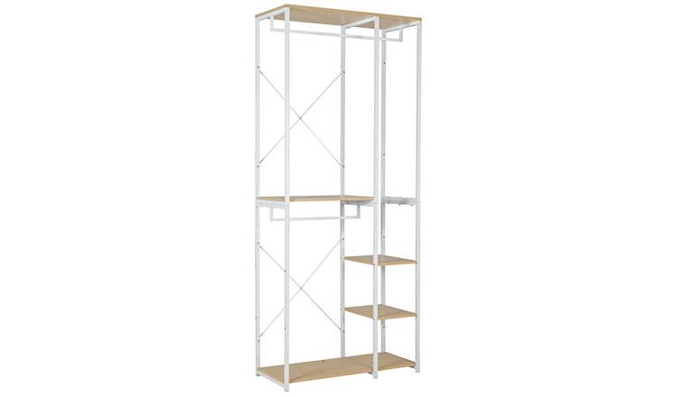 Double canvas wardrobe deals argos