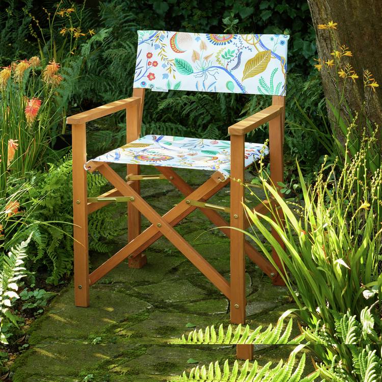 Habitat x Scion Garden Director Chair - Jackfruit Print 0