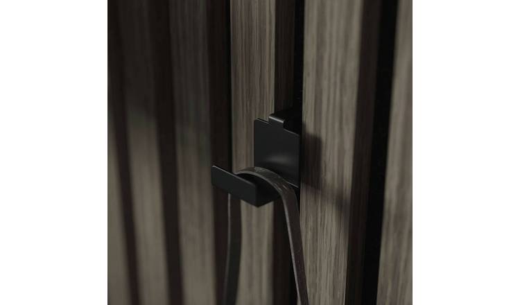 Kraus Pack of 2 Metal Wall Panel Hooks - Black