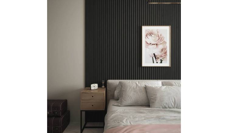 Kraus Acoustic Wood Veneer Slate Grey Wall Panel - 2.4m