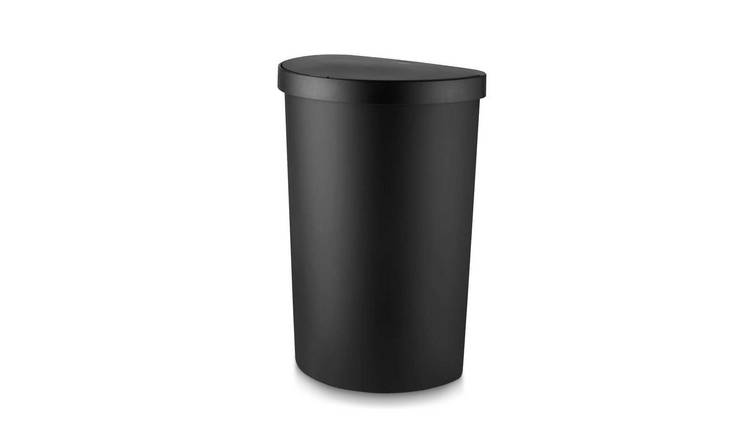Tower 50 Litre Curved Sensor Bin - Black
