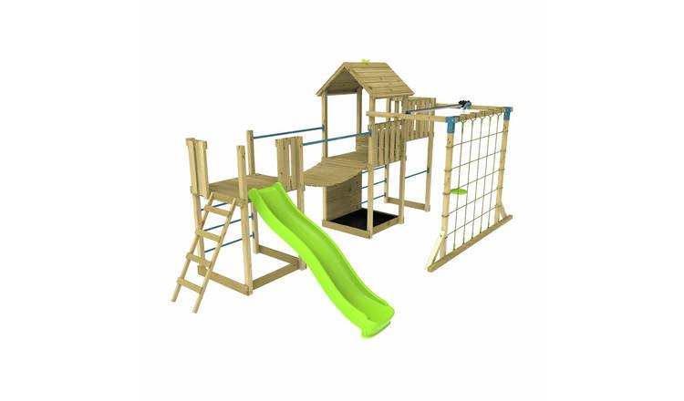 TP Toys  Skywood Wooden Climbing Frame with Activity Centres