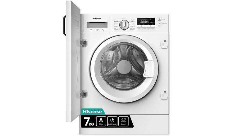 Hisense WF3M741BWI 7KG 1400 Spin Integrated Washing Machine