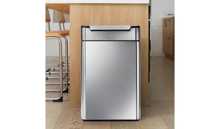 Simplehuman 48 Litre Touch-Bar Recycling Bin - S/Steel