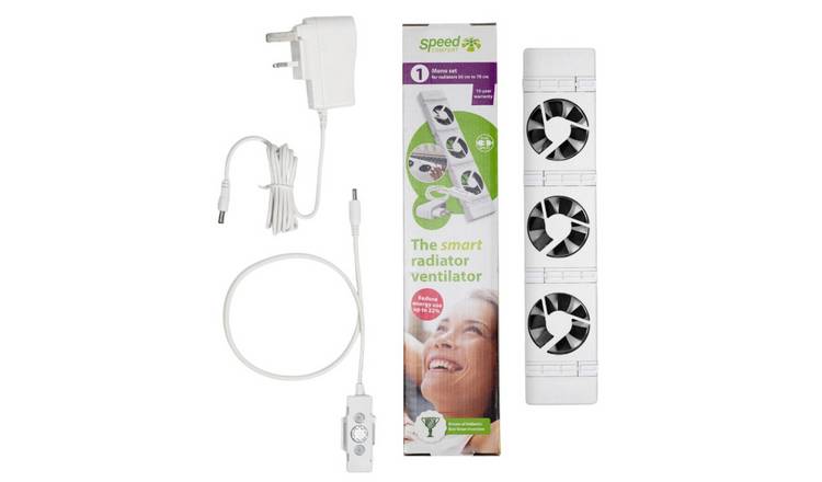 SpeedComfort Radiator Fan Mono Set - White