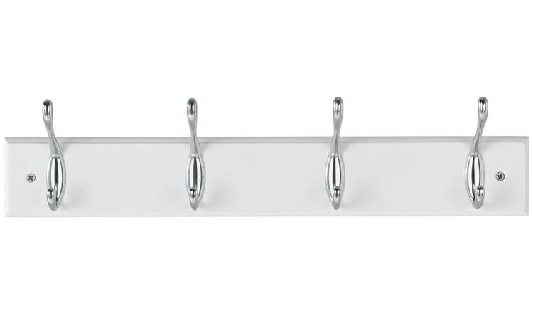 argos coat hook shelf