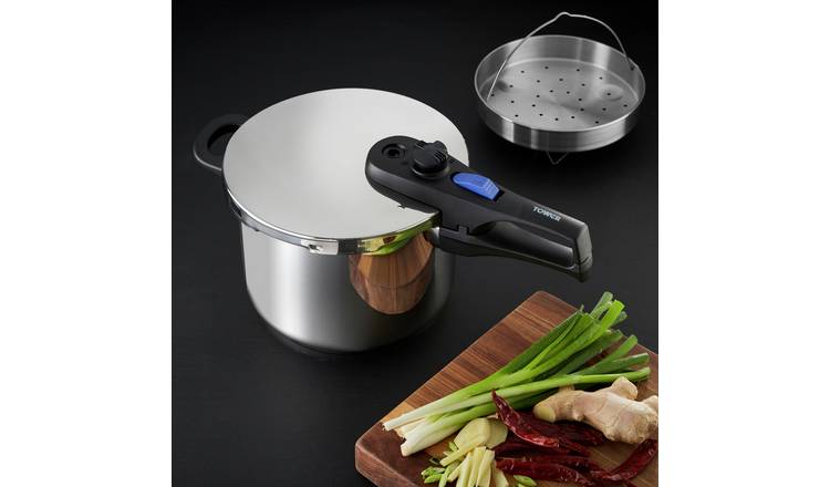 Tower 6 Litre Express Stainless Steel Pressure Cooker
