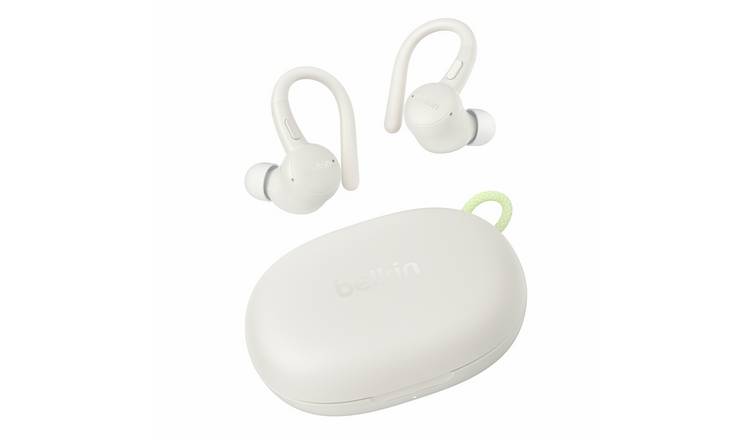 Belkin SoundForm ActiveFit Wireless Sports Earbuds - Cream