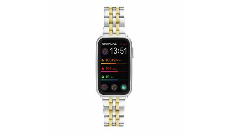 Sekonda Ladies Two Tone Bracelet Fitness Tracker Smart Watch