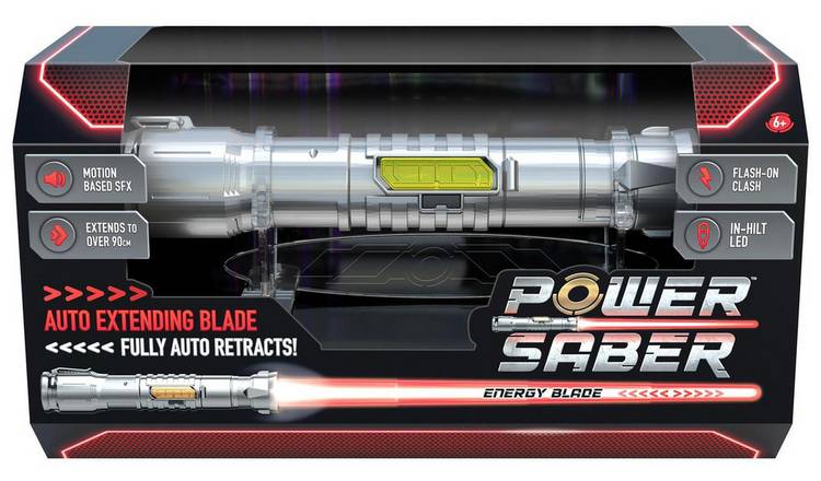 Power Saber Auto Extending and Retracting Saber-Red