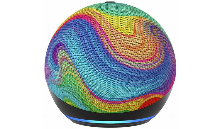 Amazon Echo Dot Kids 5th Gen Smart Speaker - Rainbow Swirl