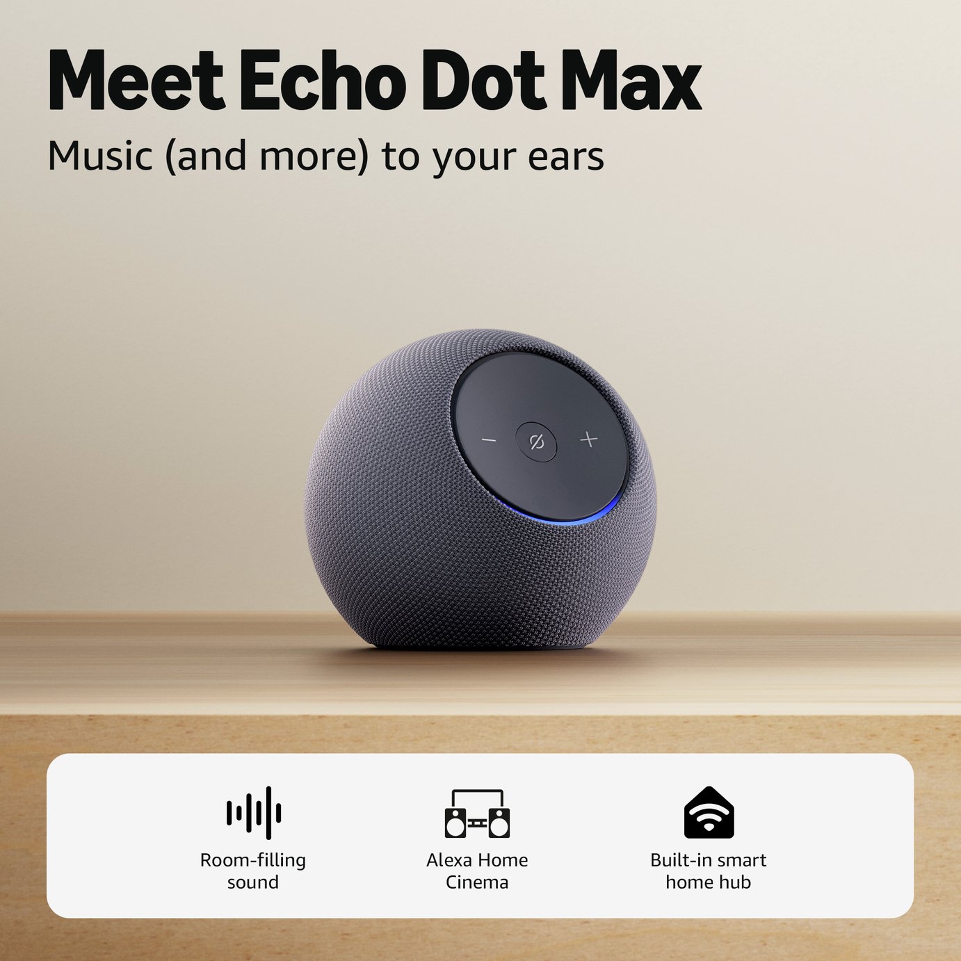Buy Amazon Echo Dot Max 2025 Smart Speaker - Graphite | Wireless