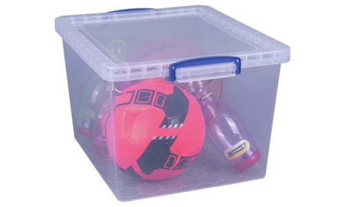 Really Useful Clear Nesting Boxes - 3 x 33.5 Litres, Home