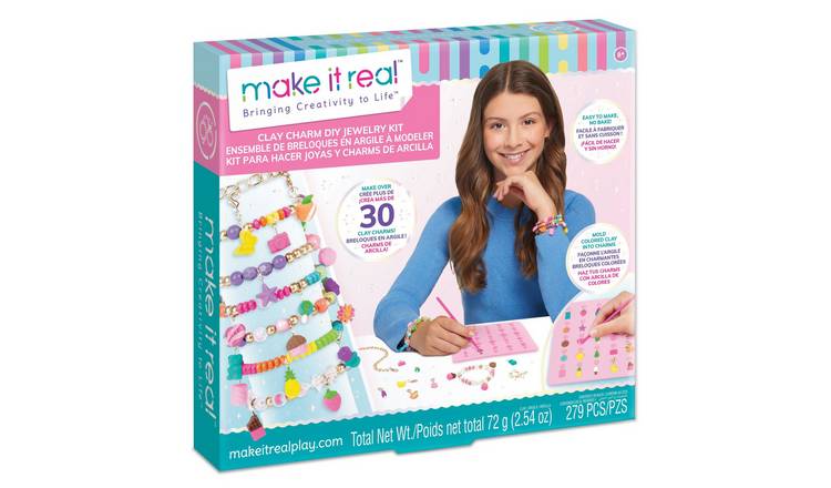Make It Real Clay Charm DIY Jewelry Kit