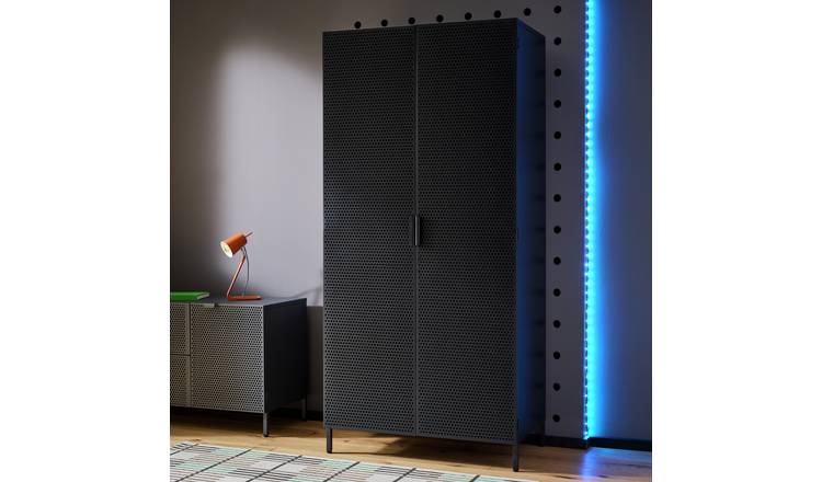 Habitat Landan 2 Door Wardrobe - Anthracite