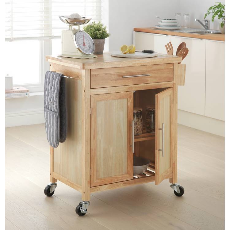 Argos Home Tollerton Wooden Kitchen Trolley 0
