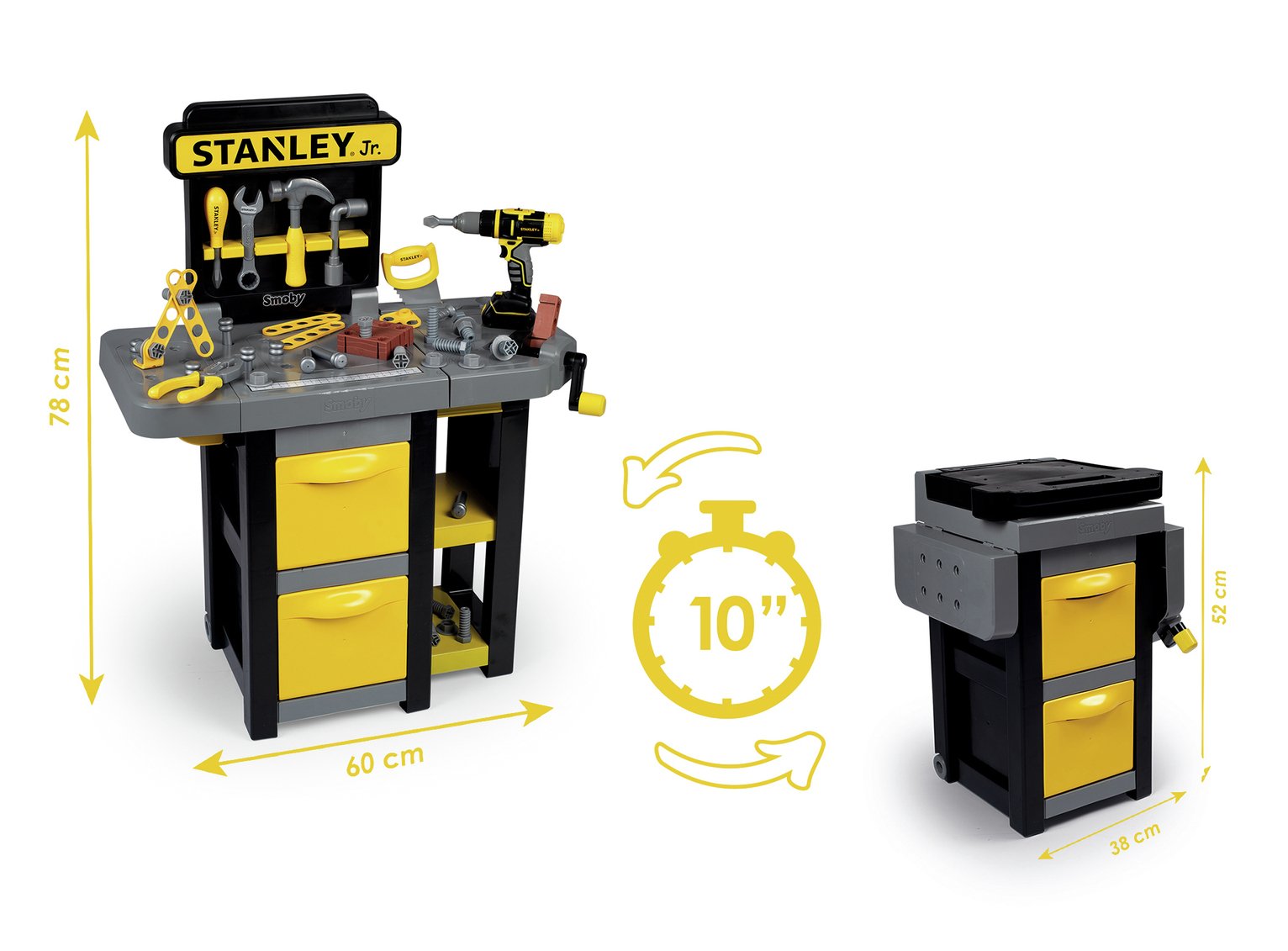 Smoby Toy Stanley Workbench Review