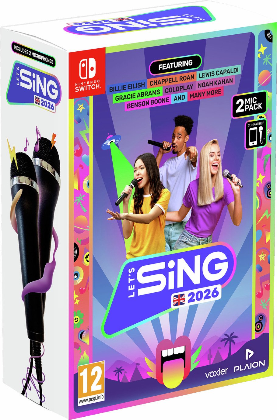 Buy Let's Sing 2026 2-Mic Nintendo Switch Game | Nintendo Switch