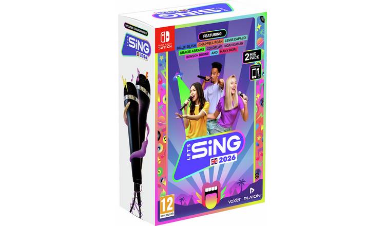 Let's Sing 2026 2-Mic Nintendo Switch Game